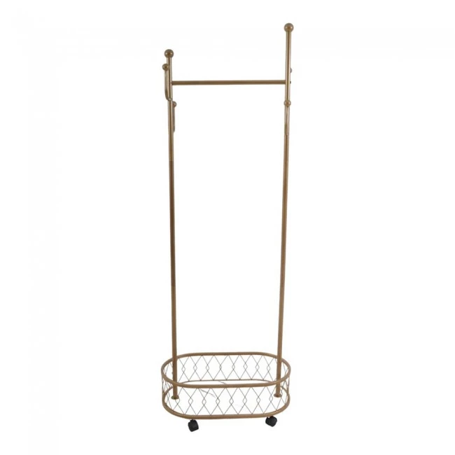 ΚΡΕΜΑΣΤΡΑ-ΚΑΛΟΓΕΡΟΣ  ΜΕΤΑΛΛΙΚΟΣ ΣΕ ΧΡΥΣΟ ΜΑΤ ΧΡΩΜΑ ΚΑΙ ΞΥΛΙΝΟ ΚΑΛΑΘΙ 172εκ.ANKOR