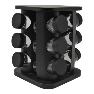 ΒΑΣΗ ΜΠΑΧΑΡΙΚΩΝ ΠΕΡΙΣΤΡΕΦΟΜΕΝΗ 12τεμ ΜΑΥΡΗ ΜΕΤΑΛΛΙΚΗ 16x16x22εκ.ANKOR