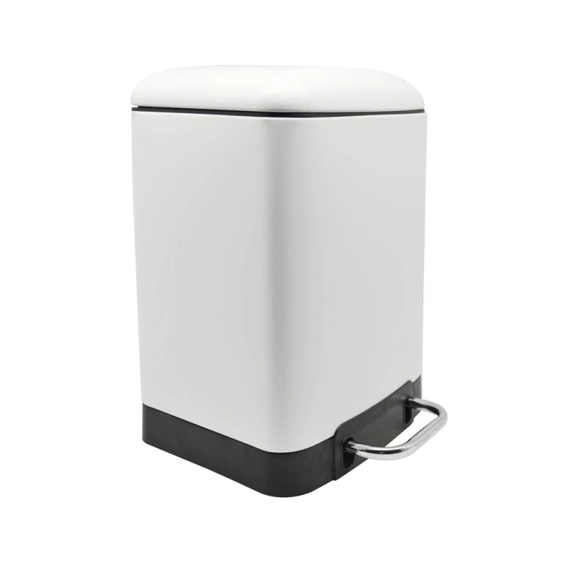 ΚΑΛΑΘΙ ΜΠΑΝΙΟΥ 6lt INOX ΑΣΠΡΟ SOFT CLOSE ANKOR