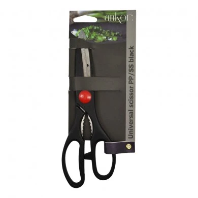 ΨΑΛΙΔΙ ΓΕΝΙΚΗΣ ΧΡΗΣΗΣ INOX ΜΕ ΜΑΥΡΗ ΛΑΒΗ 21x7,5εκ. ANKOR