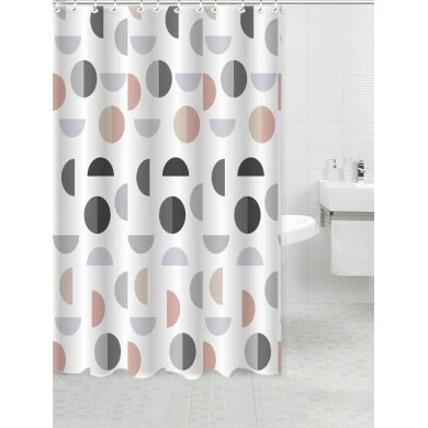 ΚΟΥΡΤΙΝΑ ΠΟΛΥΕΣΤΕΡΙΚΗ 180x200εκ 90gsm ΜΕ 12 ΚΡΙΚΟΥΣ ΚΥΚΛΟΙ ANKOR