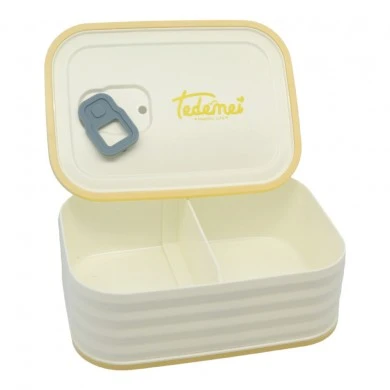 ΦΑΓΗΤΟΔΟΧΕΙΟ ΠΛΑΣΤΙΚΟ ΛΕΥΚΟ ΜΕ ΜΠΕΖ ΧΡΩΜΑ 0,58lt ANKOR