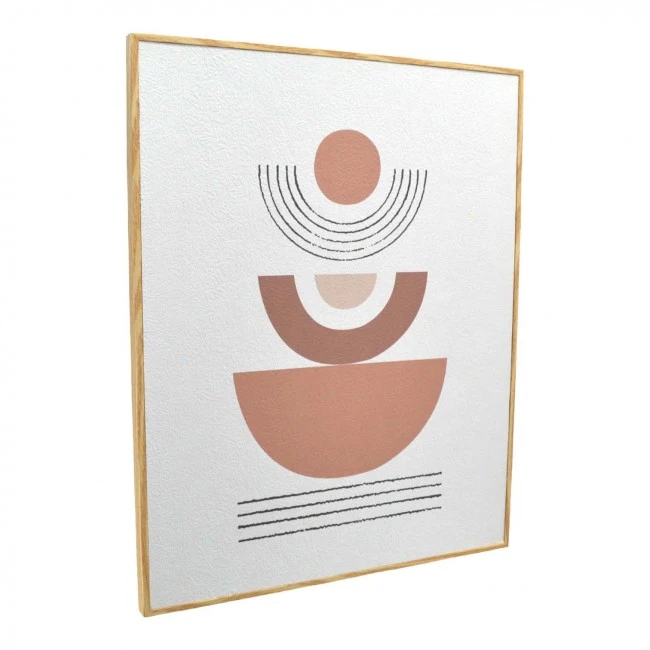 ΠΙΝΑΚΑΣ ΚΑΜΒΑΣ ΜΕ ΞΥΛΙΝΗ ΚΟΡΝΙΖΑ 40x2x50εκ. ANKOR