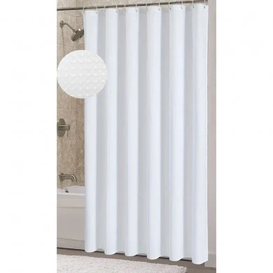 ΚΟΥΡΤΙΝΑ ΠΟΛΥΕΣΤΕΡΙΚΗ 180x180εκ 115gsm ΜΕ 12 ΚΡΙΚΟΥΣ ΣΕ ΑΣΠΡΟ ΧΡΩΜΑ ANKOR