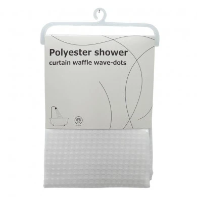 ΚΟΥΡΤΙΝΑ ΠΟΛΥΕΣΤΕΡΙΚΗ 180x180εκ 115gsm ΜΕ 12 ΚΡΙΚΟΥΣ ΣΕ ΑΣΠΡΟ ΧΡΩΜΑ ANKOR