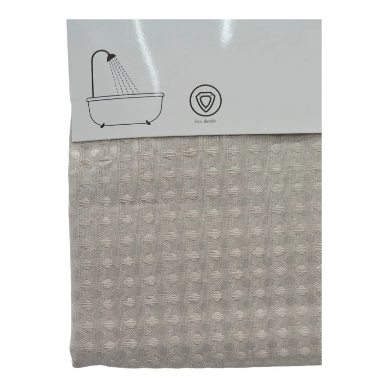 ΚΟΥΡΤΙΝΑ ΠΟΛΥΕΣΤΕΡΙΚΗ 180x200εκ 115gsm ΜΕ 12 ΚΡΙΚΟΥΣ ΣΕ ΜΠΕΖ ΧΡΩΜΑ ANKOR
