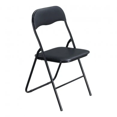 ΚΑΡΕΚΛΑ ΜΕΤΑΛΛΙΚΗ ΠΤΥΣΣΟΜΕΝΗ ΜΕ ΜΑΥΡΟ PVC ΚΑΘΙΣΜΑ ΚΑΙ ΠΛΑΤΗ 43,5x47x80εκ. ANKOR