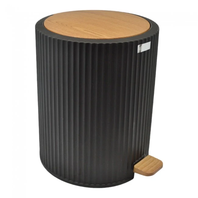 ΚΑΛΑΘΙ ΜΠΑΝΙΟΥ 5lt ΠΛΑΣΤΙΚΟ ΜΑΥΡΟ ΜΑΤ ΡΙΓΕ ΜΕ ΟΨΗ ΞΥΛΟΥ ΣΤΟ ΚΑΠΑΚΙ ANKOR