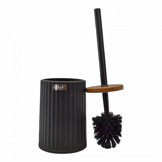 ΠΙΓΚΑΛ ΒΟΥΡΤΣΑΚΙ ΠΛΑΣΤΙΚΟ ΜΑΥΡΟ ΜΑΤ ΡΙΓΕ ΜΕ ΟΨΗ ΞΥΛΟΥ ΣΤΟ ΚΑΠΑΚΙ 12x11x34εκ. ANKOR