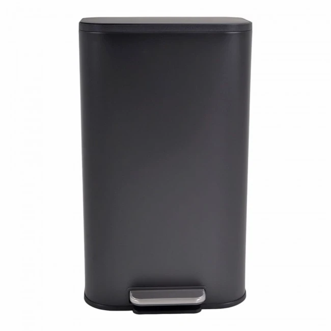 ΚΑΔΟΣ ΑΠΟΡΡΙΜΑΤΩΝ SOUL 30L SOFT CLOSE ΙΝΟΧ ΜΑΥΡΟ ΜΑΤ ANKOR