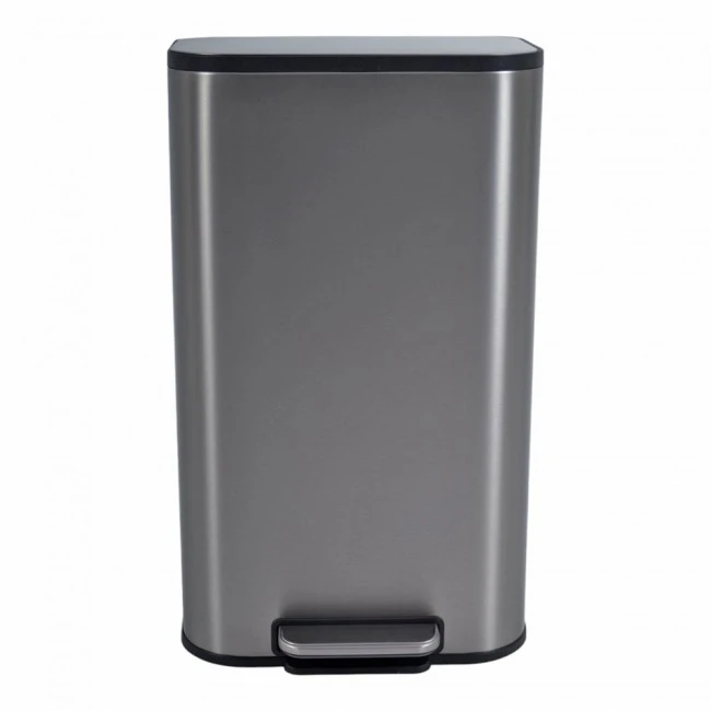 ΚΑΔΟΣ ΑΠΟΡΡΙΜΑΤΩΝ SOUL 30L SOFT CLOSE FINGER PRINT PROOF INOX ΜΑΤ ANKOR
