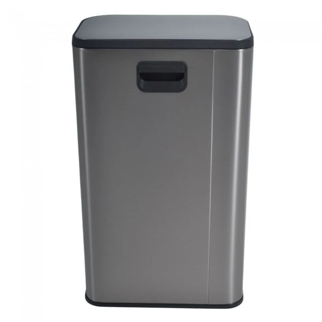ΚΑΔΟΣ ΑΠΟΡΡΙΜΑΤΩΝ SOUL 30L SOFT CLOSE FINGER PRINT PROOF INOX ΜΑΤ ANKOR