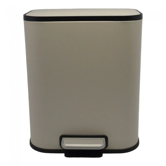 ΚΑΛΑΘΙ ΜΠΑΝΙΟΥ SOUL 5lt SOFT CLOSE ΜΕΤΑΛΛΙΚΟ TAUPE ΜΑΤ ANKOR