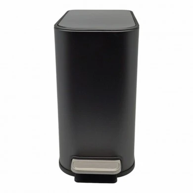 ΚΑΛΑΘΙ ΜΠΑΝΙΟΥ BELLO 5lt SOFT CLOSE SLIM  ΜΕΤΑΛΛΙΚΟ ΜΑΥΡΟ ΜΑΤ ANKOR