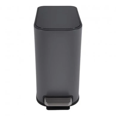 ΚΑΛΑΘΙ ΜΠΑΝΙΟΥ BELLO 5lt SOFT CLOSE SLIM  ΜΕΤΑΛΛΙΚΟ ΓΚΡΙ ΜΑΤ ANKOR