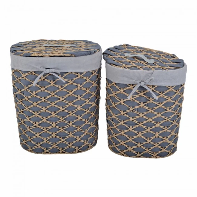 ΚΑΛΑΘΙΑ ΨΑΘΙΝΑ 5 ΤΜΧ ΣΕ ΦΥΣΙΚΟ ΧΡΩΜΑ ΜΕ ΓΚΡΙ ΥΦΑΣΜΑ  ANKOR