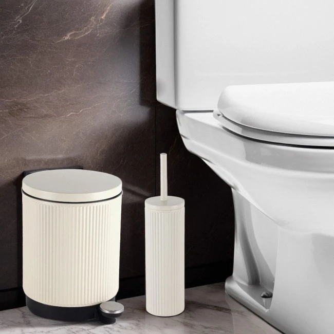 ΚΑΛΑΘΙ ΜΠΑΝΙΟΥ 5lt ΜΕΤΑΛΛΙΚΟΣ ΣΕ ΧΡΩΜΑ ΕΚΡΟΥ ΜΑΤ SOFT CLOSE ANKOR