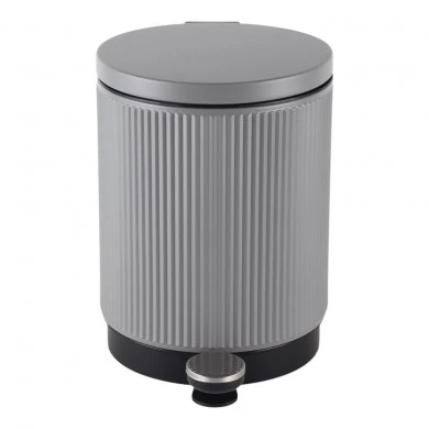 ΚΑΛΑΘΙ ΜΠΑΝΙΟΥ 5lt ΜΕΤΑΛΛΙΚΟΣ ΣΕ ΧΡΩΜΑ ΓΚΡΙ ΜΑΤ SOFT CLOSE ANKOR