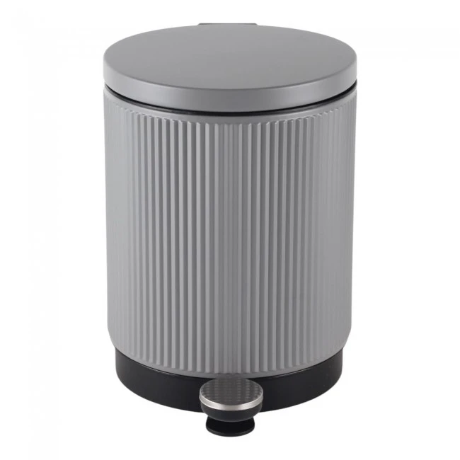 ΚΑΛΑΘΙ ΜΠΑΝΙΟΥ 5lt ΜΕΤΑΛΛΙΚΟΣ ΣΕ ΧΡΩΜΑ ΓΚΡΙ ΜΑΤ SOFT CLOSE ANKOR