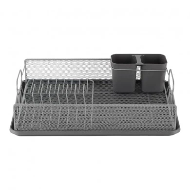 ΠΙΑΤΟΘΗΚΗ ΜΕΤΑΛΛΙΚΗ ΜΕ ΔΙΣΚΟ ΣΕ ΓΚΡΙ ΧΡΩΜΑ 43x31x11 εκ. ANKOR