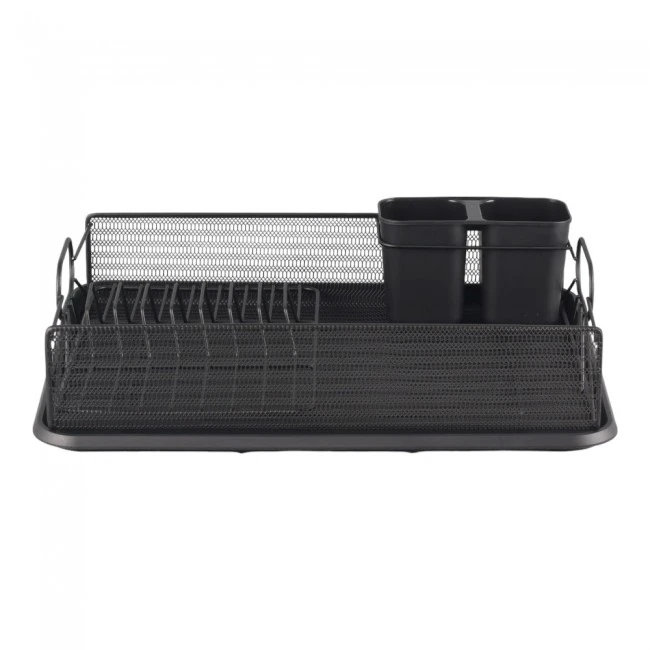 ΠΙΑΤΟΘΗΚΗ ΜΕΤΑΛΛΙΚΗ ΜΕ ΔΙΣΚΟ ΣΕ ΜΑΥΡΟ ΧΡΩΜΑ 43x31x11 εκ. ANKOR