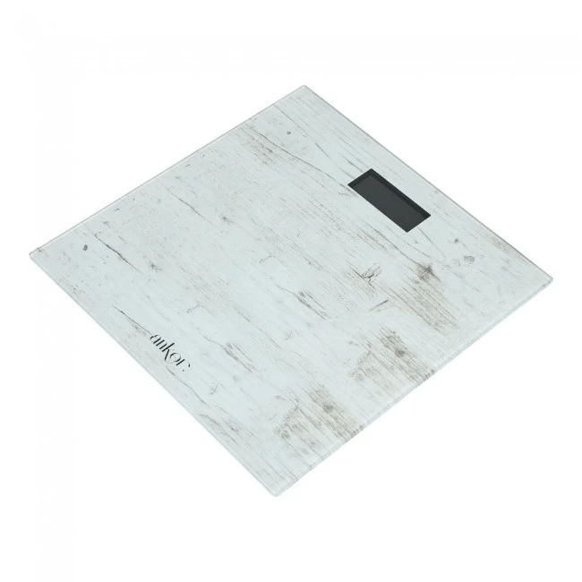 ΗΛΕΚΤΡΟΝΙΚΗ ΖΥΓΑΡΙΑ ΜΠΑΝΙΟΥ ΑΣΠΡΗ ΜΕ ΕΦΕ ΞΥΛΟΥ 30x30x2,5 εκ.ANKOR