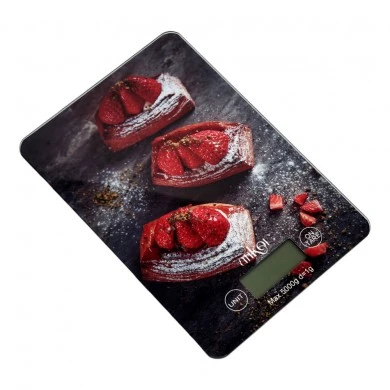 ΖΥΓΑΡΙΑ ΗΛΕΚΤΡΟΝΙΚΗ 5kg ΓΥΑΛΙΝΗ ΦΡΑΟΥΛΕΣ 15x21,5x1,6εκ.ANKOR