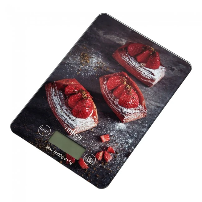 ΖΥΓΑΡΙΑ ΗΛΕΚΤΡΟΝΙΚΗ 5kg ΓΥΑΛΙΝΗ ΦΡΑΟΥΛΕΣ 15x21,5x1,6εκ.ANKOR