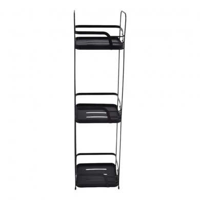 ΡΑΦΙΕΡΑ ΜΠΑΝΙΟΥ ΤΡΙΠΛΗ ΜΕΤΑΛΛΙΚΗ ΣΕ ΜΑΥΡΟ ΧΡΩΜΑ 16x15,5x63εκ. ANKOR