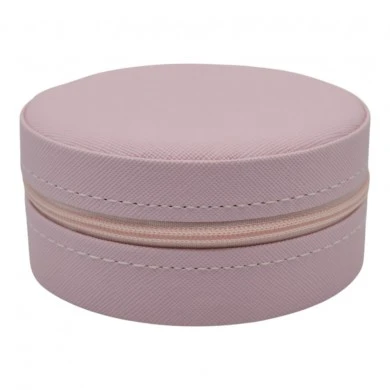 ΜΠΙΖΟΥΤΙΕΡΑ ΑΠΟ ΔΕΡΜΑΤΙΝΗ ΣΕ ΡΟΖ ΧΡΩΜΑ ΜΕ ΒΕΛΟΥΔΙΝΗ ΕΠΕΝΔΥΣΗ 9,5x9,5x5εκ. ANKOR