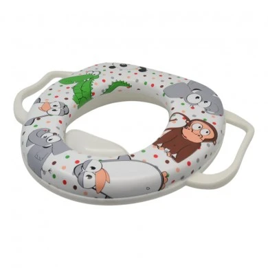 ΚΑΠΑΚΙ ΤΟΥΑΛΕΤΑΣ ΠΑΙΔΙΚΟ ΠΛΑΣΤΙΚΟ ΜΕ ΜΑΞΙΛΑΡΑΚΙ ΚΑΙ ΣΧΕΔΙΟ ΖΩΑΚΙΑ 29,5x35x 6,5εκ. ANKOR