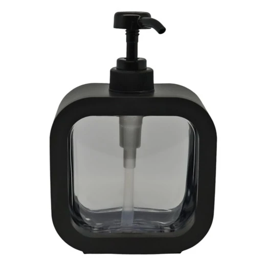 DISPENSER ΠΛΑΣΤΙΚΟ ΜΑΥΡΟ ΜΕ ΔΙΑΦΑΝΕΣ ΤΜΗΜΑ 12,8x5,8x17,1εκ.ANKOR