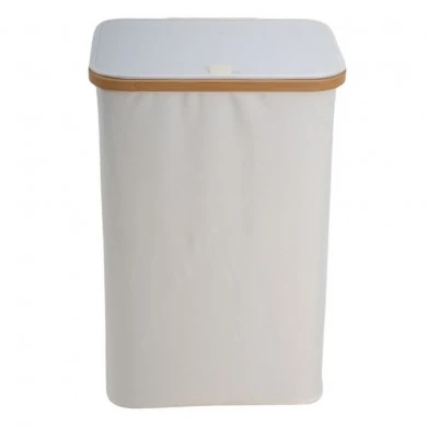 ΚΑΛΑΘΙ ΑΠΛΥΤΩΝ ΥΦΑΣΜΑΤΙΝΟ ΣΕ ΕΚΡΟΥ ΧΡΩΜΑ ΜΕ ΜΠΑΜΠΟΥ ΣΚΕΛΕΤΟ 40x30x60εκ. ANKOR