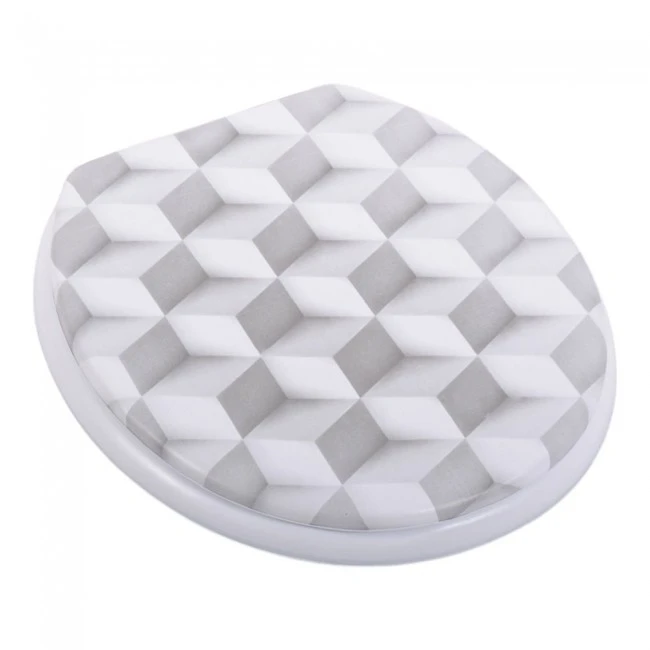 ΚΑΠΑΚΙ ΛΕΚΑΝΗΣ PP ΜΕ ΜΑΞΙΛΑΡΑΚΙ ΚΑΙ ΣΧΕΔΙΟ 3D ΓΕΩΜΕΤΡΙΚΟ ΜΟΤΙΒΟ 26-36x39εκ. ANKOR