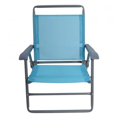 ΚΑΡΕΚΛΑ ΠΑΡΑΛΙΑΣ ΜΕΤΑΛΛΙΚΗ ΠΤΥΣΣΟΜΕΝΗ ΣΕ ΓΑΛΑΖΙΟ ΧΡΩΜΑ 55x62x71εκ.ANKOR