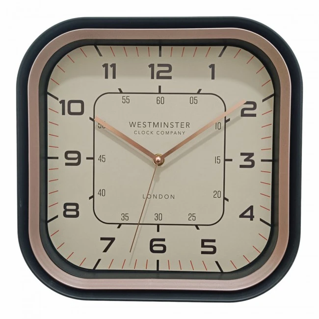 ΡΟΛΟΙ ΤΟΙΧΟΥ ΠΛΑΣΤΙΚΟ 29x29x5 εκ. ΜΕ ROSE GOLD ΛΕΠΤΟΜΕΡΕΙΕΣ ANKOR