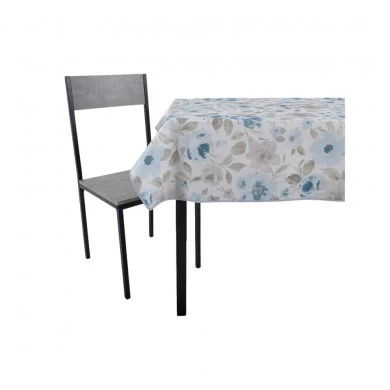 ΤΡΑΠΕΖΟΜΑΝΤΗΛΟ ΑΛΕΚΙΑΣΤΟ 140x140εκ. ΛΟΥΛΟΥΔΙΑ ΣΕ ΑΠΟΧΡΩΣΕΙΣ ΣΙΕΛ ΚΑΙ ΓΚΡΙ ANKOR