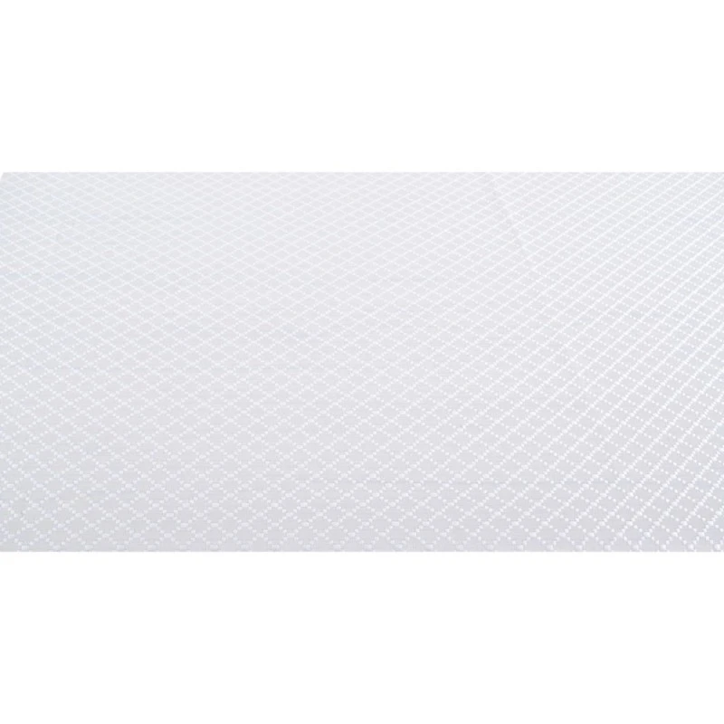 ΤΡΑΠΕΖΟΜΑΝΤΗΛΟ ΖΑΚΑΡ ΑΛΕΚΙΑΣΤΟ ΛΕΥΚΟ 140x220εκ. ΜΕ ΔΙΑΚΡΙΤΙΚΟ ΚΑΡΩ ΣΧΕΔΙΟ ANKOR