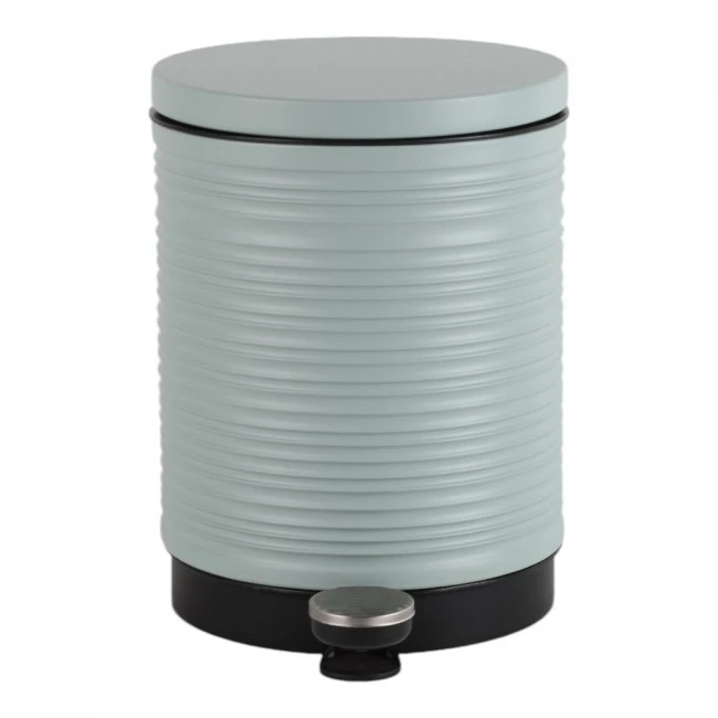 ΚΑΛΑΘΙ ΜΠΑΝΙΟΥ 5lt ΜΕΤΑΛΛΙΚΟ ΡΙΓΕ ΣΕ ΧΡΩΜΑ MINT ΜΑΤ SOFT CLOSE ANKOR