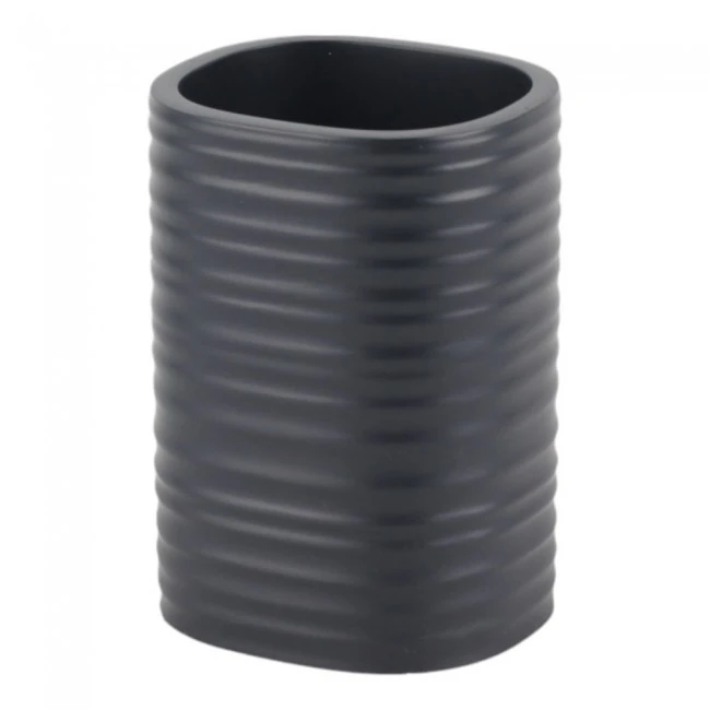 ΠΟΤΗΡΟΘΗΚΗ ΠΟΛΥΕΣΤΕΡΙΚΗ ΡΙΓΕ ΣΕ ΧΡΩΜΑ ΑΝΘΡΑΚΙ ΜΑΤ 7,6x6,7x10,6εκ.ANKOR