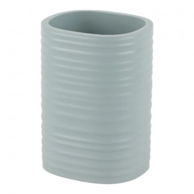 ΠΟΤΗΡΟΘΗΚΗ ΠΟΛΥΕΣΤΕΡΙΚΗ ΡΙΓΕ ΣΕ ΧΡΩΜΑ MINT ΜΑΤ 7,6x6,7x10,6εκ.ANKOR