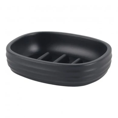 ΣΑΠΟΥΝΟΘΗΚΗ ΠΟΛΥΕΣΤΕΡΙΚΗ ΡΙΓΕ ΣΕ ΧΡΩΜΑ ΑΝΘΡΑΚΙ ΜΑΤ 11,8x9,3x3εκ. ANKOR