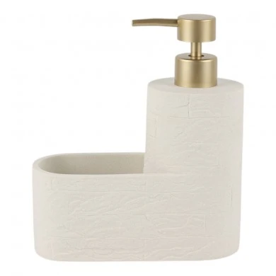 DISPENSER ΠΟΛΥΕΣΤΕΡΙΚΟ ΜΕ ΘΗΚΗ ΚΑΙ ΦΥΣΙΚΗ ΟΨΗ ΠΕΤΡΑΣ ΣΕ ΜΠΕΖ ΧΡΩΜΑ 16,7x7,7x19εκ.ANKOR