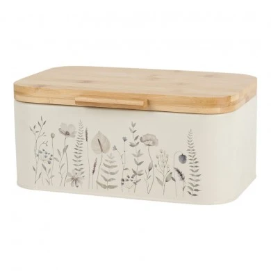 ΨΩΜΙΕΡΑ ΜΕΤΑΛΛΙΚΗ ΜΠΕΖ ΜΕ ΜΠΑΜΠΟΥ ΚΑΠΑΚΙ ΚΑΙ ΣΧΕΔΙΟ ΛΟΥΛΟΥΔΙΑ 30x19,8x13,4εκ. ANKOR