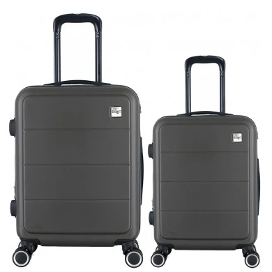 ΣΕΤ 2 ΒΑΛΙΤΣΕΣ ABS ΜΕ 4 ΡΟΔΕΣ ΚΑΙ ΕΠΕΚΤΑΣΗ ΥΨΟΣ 55εκ. ΚΑΙ 65εκ. ΣΕ ΑΝΘΡΑΚΙ ΧΡΩΜΑ ANKOR