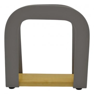 ΧΑΡΤΟΠΕΤΣΕΤΟΘΗΚΗ ΜΕΤΑΛΛΙΚΗ TAUPE ΜΕ ΜΠΑΜΠΟΥ ΒΑΣΗ 12x4,5x12εκ.ANKOR