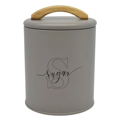 ΒΑΖΟ ΜΕΤΑΛΛΙΚΟ TAUPE ΜΕ ΞΥΛΙΝΗ ΛΑΒΗ Sugar 11x11x15εκ.ANKOR