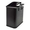 ΚΑΔΟΣ ΑΠΟΡΡΙΜΑΤΩΝ 5lt ΙNOX ΣΕ ΜΑΥΡΟ ΧΡΩΜΑ ΜΕ ΓΑΝΤΖΟ ΓΙΑ  ΝΤΟΥΛΑΠΙ 25x15,1x24,7εκ. ANKOR