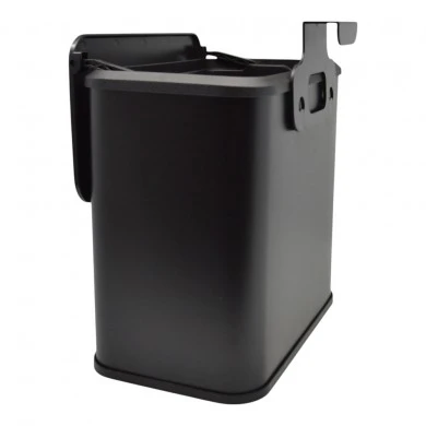 ΚΑΔΟΣ ΑΠΟΡΡΙΜΑΤΩΝ 5lt ΙNOX ΣΕ ΜΑΥΡΟ ΧΡΩΜΑ ΜΕ ΓΑΝΤΖΟ ΓΙΑ  ΝΤΟΥΛΑΠΙ 25x15,1x24,7εκ. ANKOR