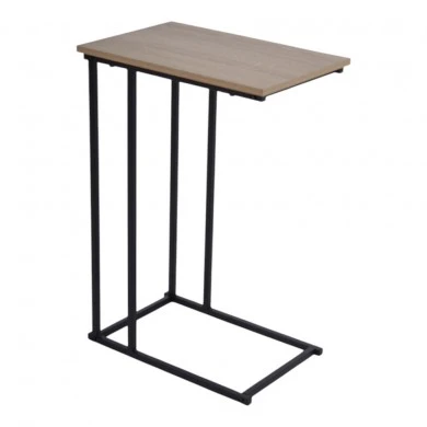 ΤΡΑΠΕΖΙ ΒΟΗΘΗΤΙΚΟ ΞΥΛΙΝΟ ΜΕ ΜΑΥΡΗ ΜΕΤΑΛΛΙΚΗ ΒΑΣΗ 40x26x58εκ. ANKOR